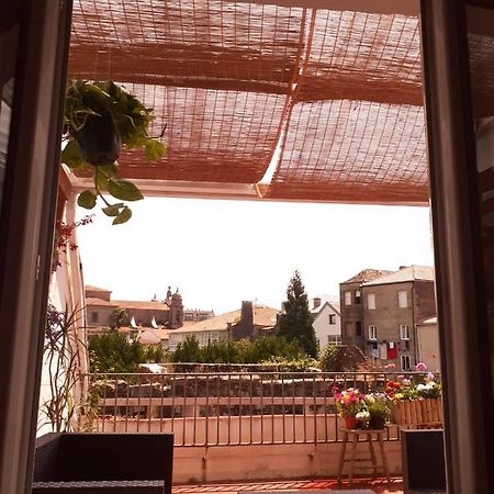 Sx6 Atico Con Terraza En Centro Historico Pontevedra Apartment Luaran gambar